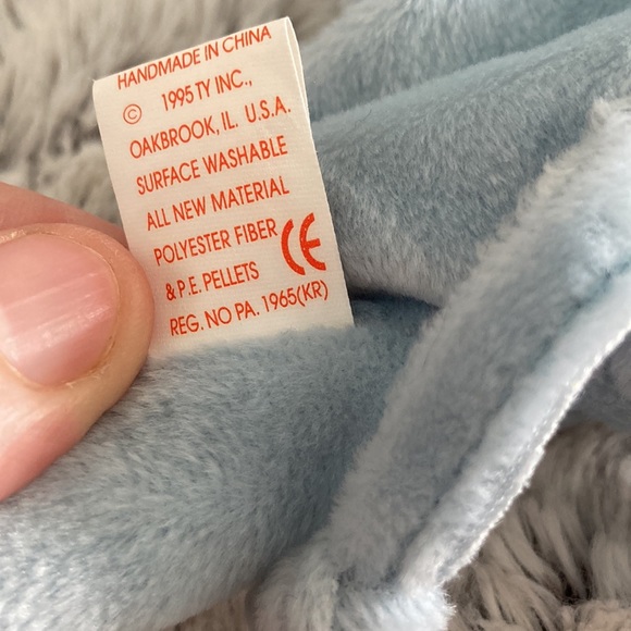 Vintage Beanie Baby Peanut the Elephant NWT - Picture 11 of 11